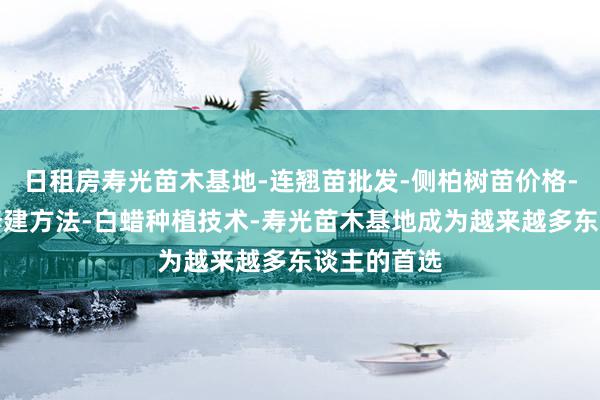 日租房寿光苗木基地-连翘苗批发-侧柏树苗价格-大叶女贞修建方法-白蜡种植技术-寿光苗木基地成为越来越多东谈主的首选